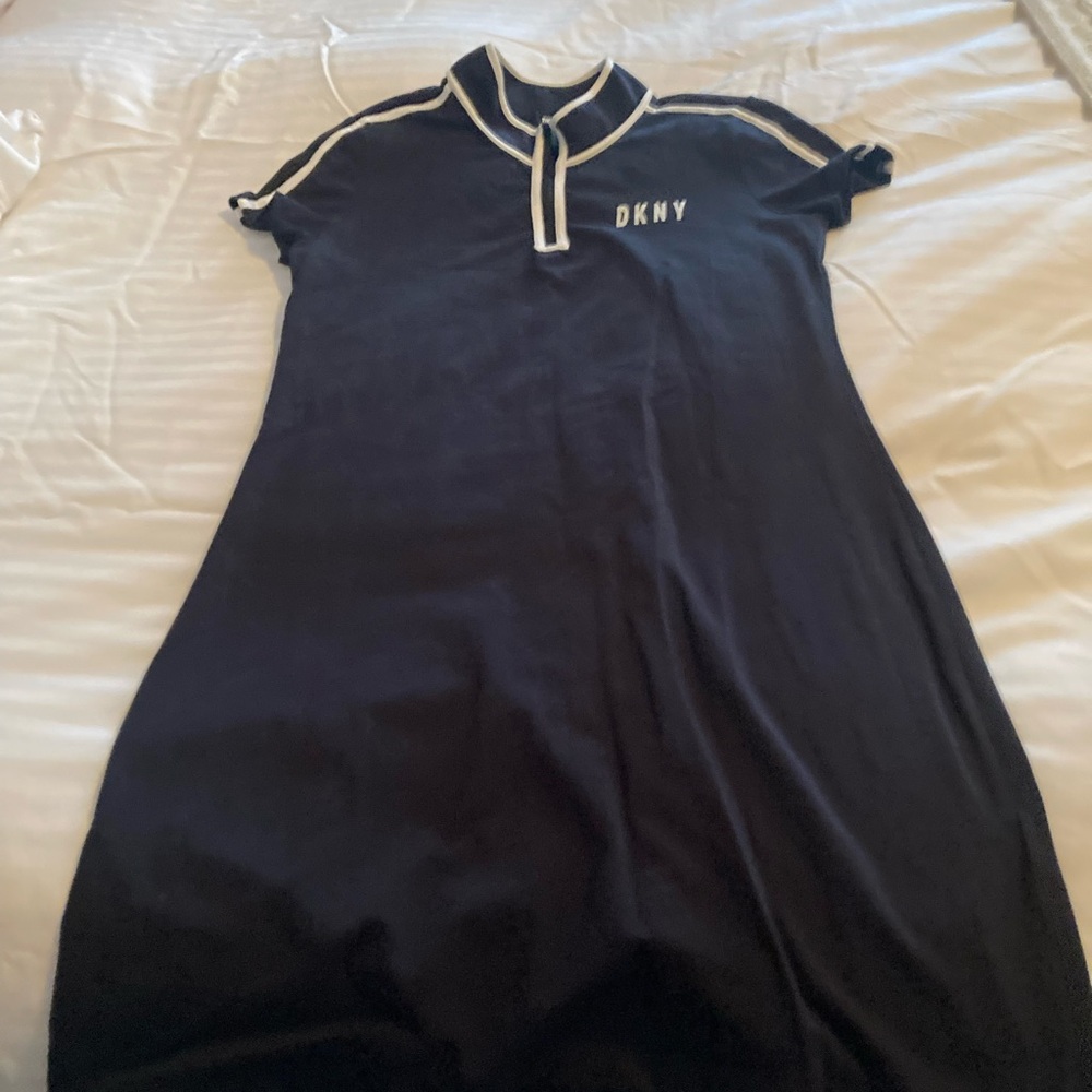 DKNY Navy Polo Dress